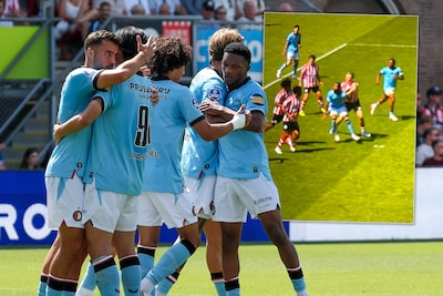 Winnend Feyenoord maakt het zichzelf onnodig lastig tegen Sparta, dat in slotseconde goal afgekeurd 