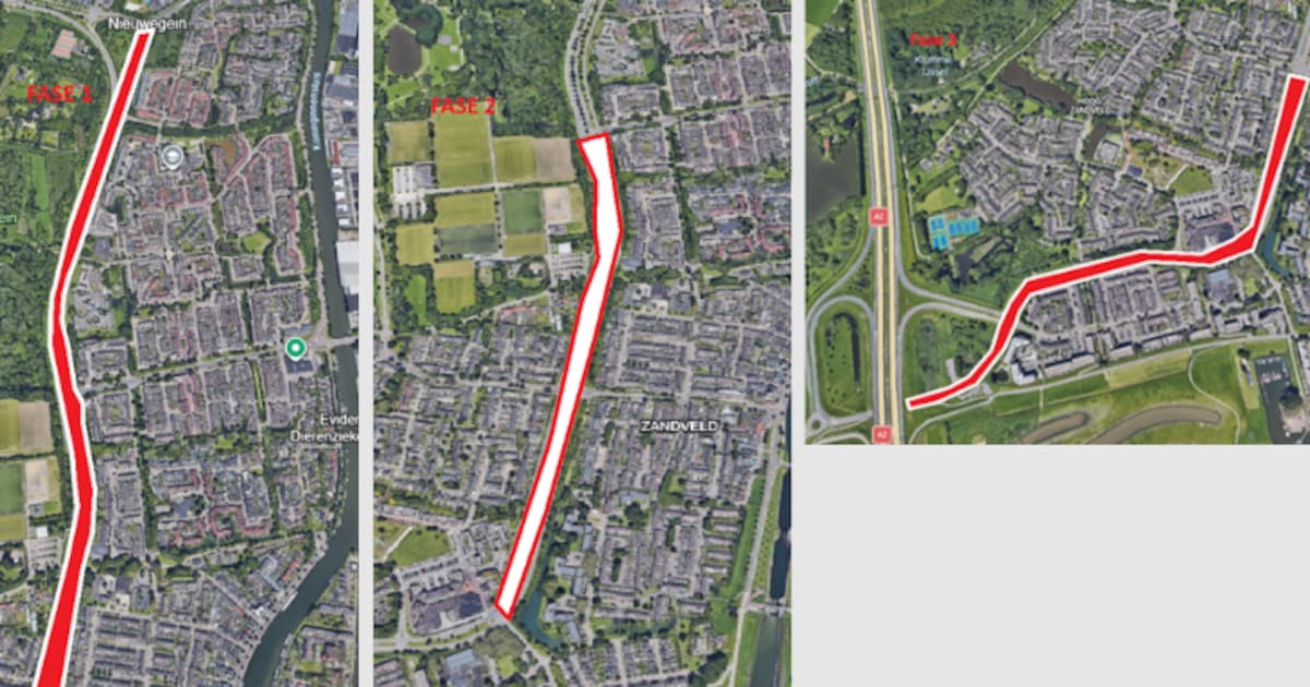 Wegafsluiting Zandveldseweg en ’s Gravenhoutseweg in Nieuwegein