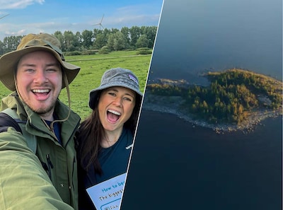Freek en Eva winnen onbewoond Zweeds eiland voor een jaar, maar houden het al na één nacht voor gezien