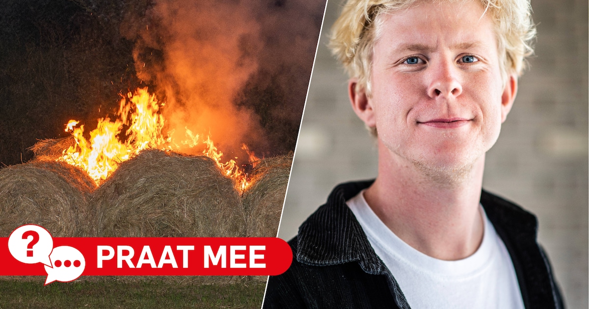 Hooibalen in de fik steken: kan dat als protest?