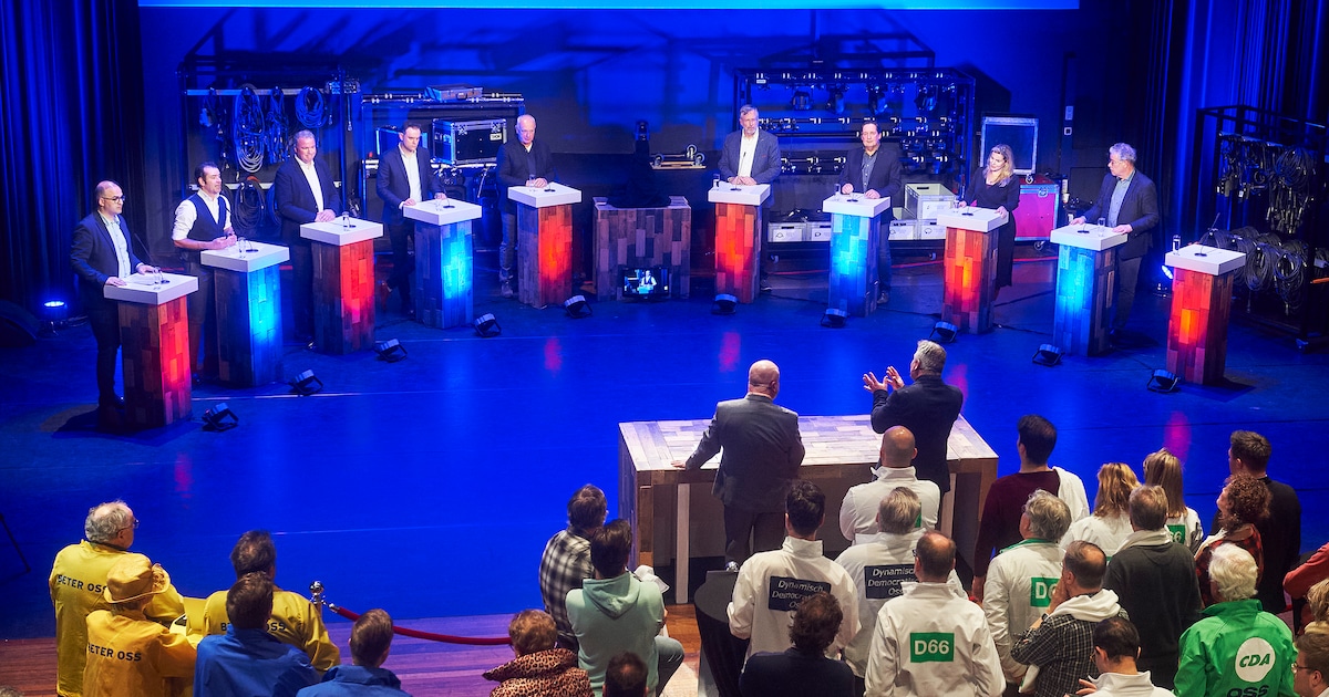 Pardoes in Opmeer decor voor verkiezingsdebat