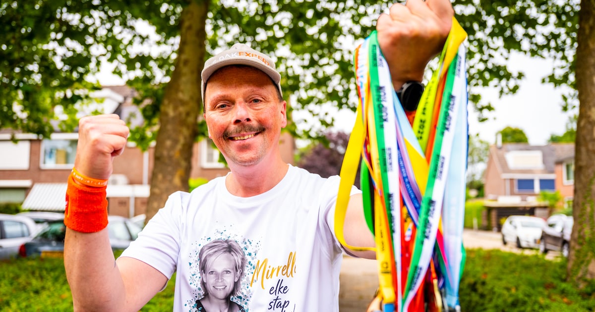 Geregeld krijgt hij nul reacties, toch blijft sponsorloper Peter rennen voor goede doelen