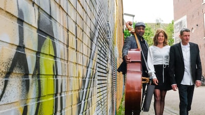 Jazztrio Wandering West treedt op in Oosterbeek
