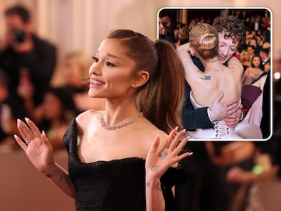 Ariana Grande en Wicked-collega Ethan Slater na bi