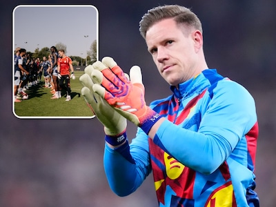 Marc-André ter Stegen arriveert eindelijk bij Ajax: ‘Ik heb de pijn van mijn vriend Frenkie nu gedeeltelijk in handen’