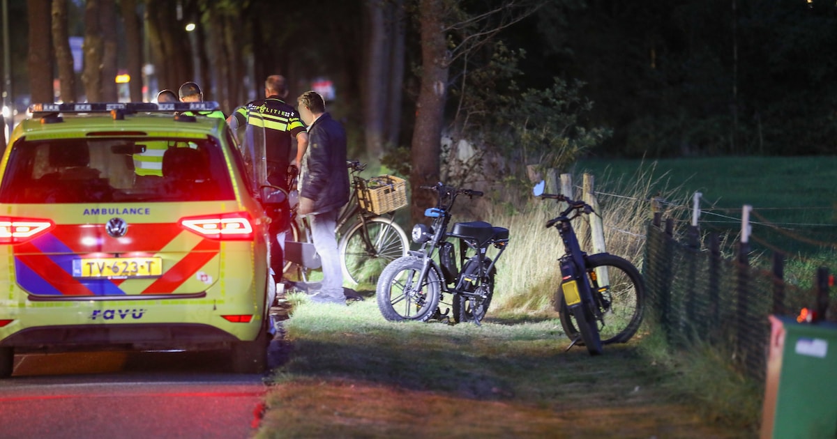 Fatbiker ernstig gewond na ongelukkige valpartij in Renswoude