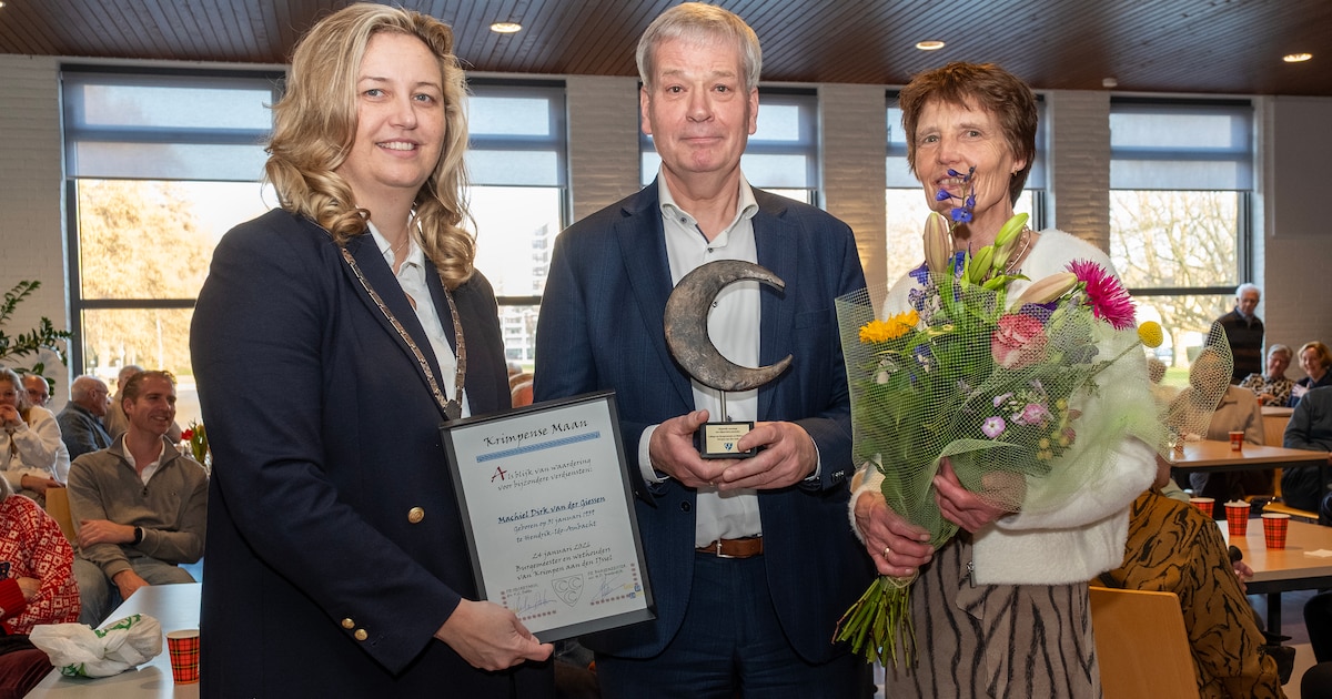 Krimpense Maan voor predikant Machiel van der Giessen