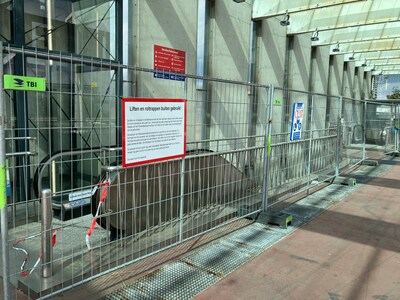 Fietsers balen van anderhalf jaar afgesloten Beneluxtunnel tussen Schiedam en Pernis