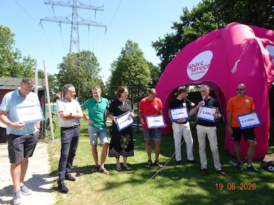 Rotary Sportdag in Veenendaal haalt 27.800 euro op voor goede doelen