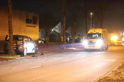 Bestuurder onder invloed aangehouden na flinke botsing in Ede