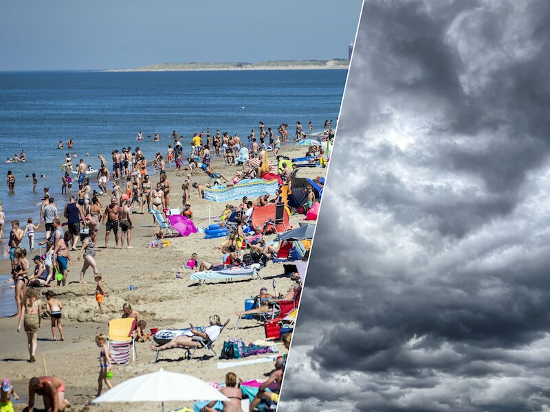 Weer slaat Nederland zaterdag in tweeën: zomers in het zuiden, grauw en frisser in het noorden