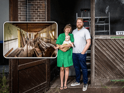 Karen en Sebastiaan willen van vervallen schoolgebouw ‘paleis’ maken: ‘Iedereen maakt ons voor gek u