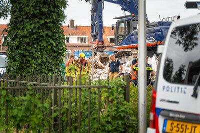 Man overleden nadat muur instort op bouwplaats Spijkenisse