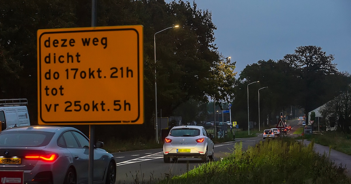 Schagerweg bij Middenmeer afgesloten tot vrijdag, verkeershinder verwacht | Hollands Kroon