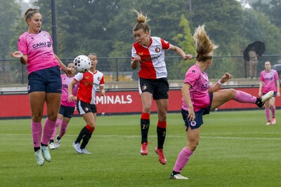 Feyenoord Vrouwen gaat vol voor top 3 van eredivisie: ‘Punten tegen Ajax, PSV en FC Twente zijn ons doel’