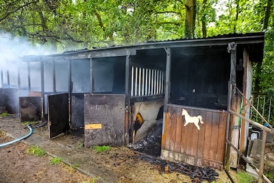 Aangehouden man na brand in Apeldoornse ponystal zat dag eerder ook al vast