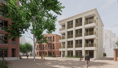 Parkeerterrein in Tilburgs centrum maakt plaats voor 109 nieuwe woningen