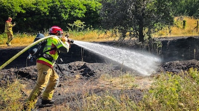 Brandweer grijpt snel in bij bermbrand in Doetinchem