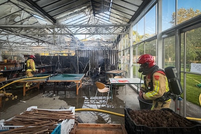 Brand in kas op terrein van gezondheidscentrum in Eindhoven: gebouw voor dagbesteding zwaar beschadi