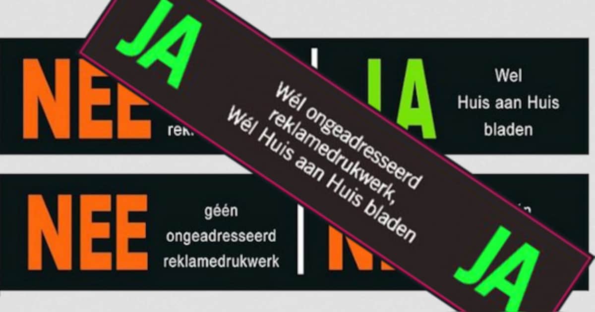 Nee/nee, nee/ja en ja/ja: Maashorst raakt niet uitgepraat over stickers. Nu is er een besluit