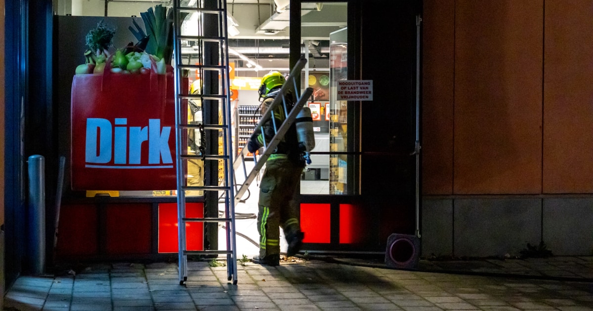 Dirk supermarkt aan Ringdijk zaterdag weer open na brand
