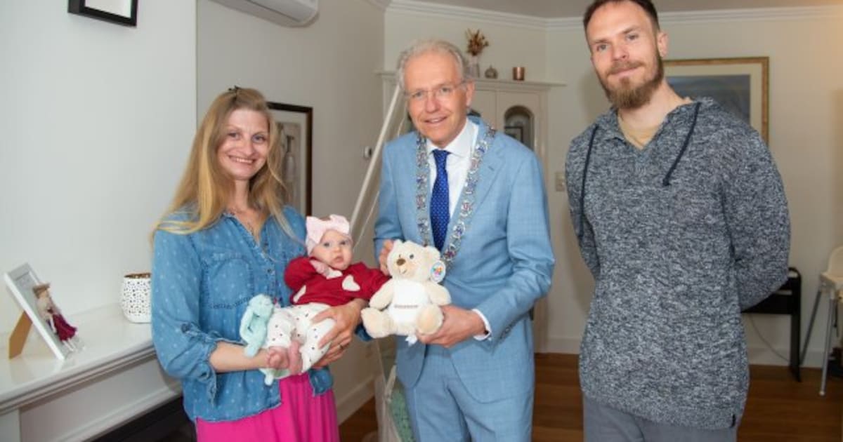 Baby Lumi is de 28.000ste inwoner van Wassenaar