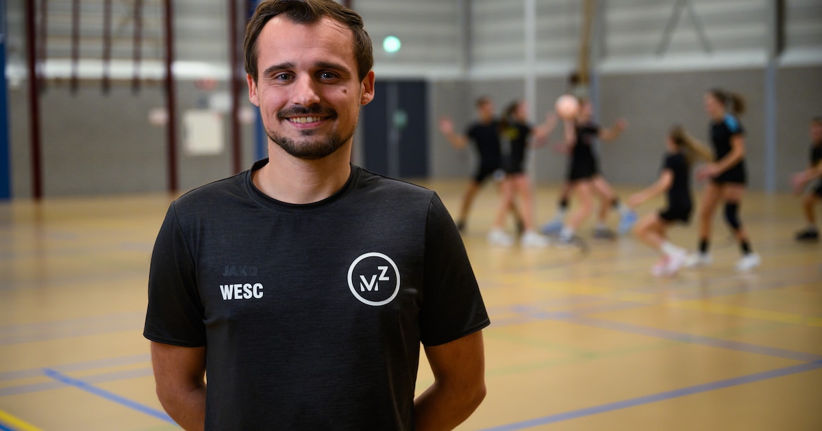 Cedric Westerhoff meteen voor de leeuwen bij korfbalclub Woudenberg: ‘Passie en vuur zitten in me’