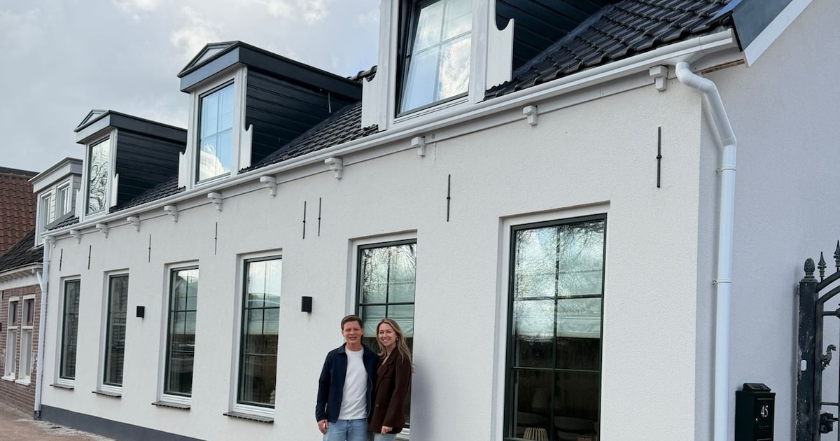 Lars en Joëlle kochten een klushuis en bouwden het om tot een paleisje: ‘Het was echt houtje touwtje