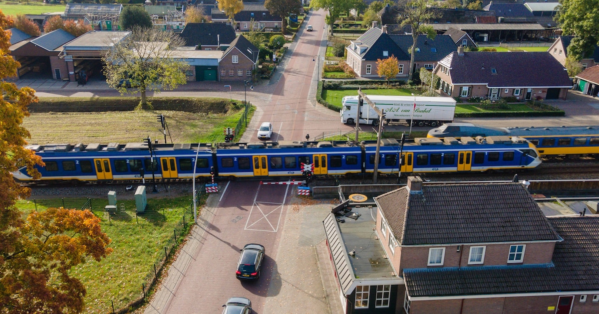 Spoorwegovergangen in Staphorst komend weekend een aantal keer afgesloten