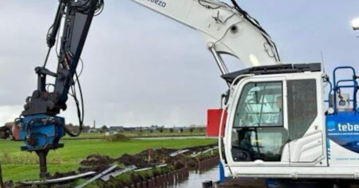 Beschoeiing Pekelder Hoofddiep wordt vervangen