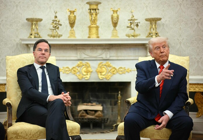 Trump lovend over Rutte bij bezoek Witte Huis: ‘Hij was geweldige ...
