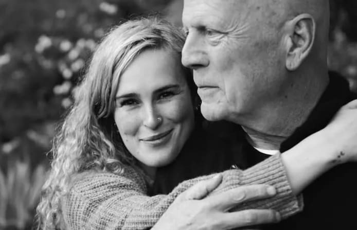 Bruce Willis en dochter Rumer.