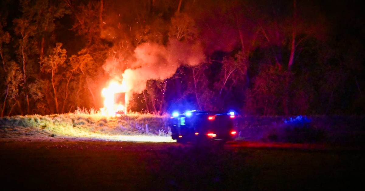 Jachthut in lichterlaaie in Aerdt