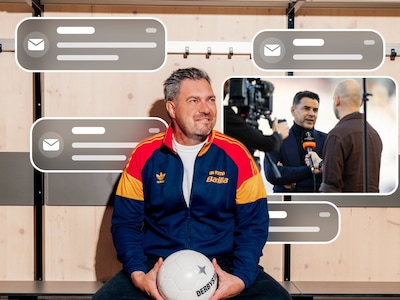 ‘Ook voor de televisiezenders is het gebrabbel van Ajax-trainer Míchel een worsteling’