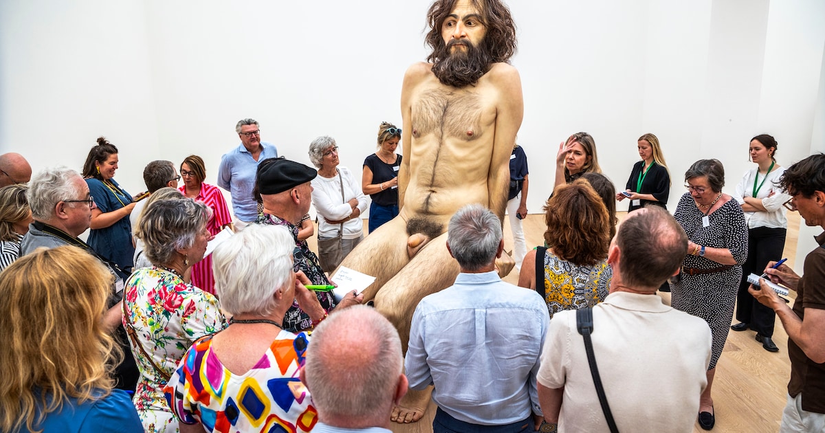 Metershoog Mueck-beeld opgebouwd voor tien jaar Voorlinden