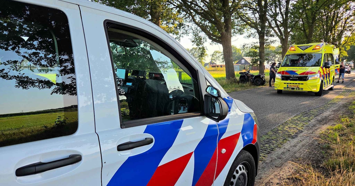 Quad komt in botsing met auto in Alteveer