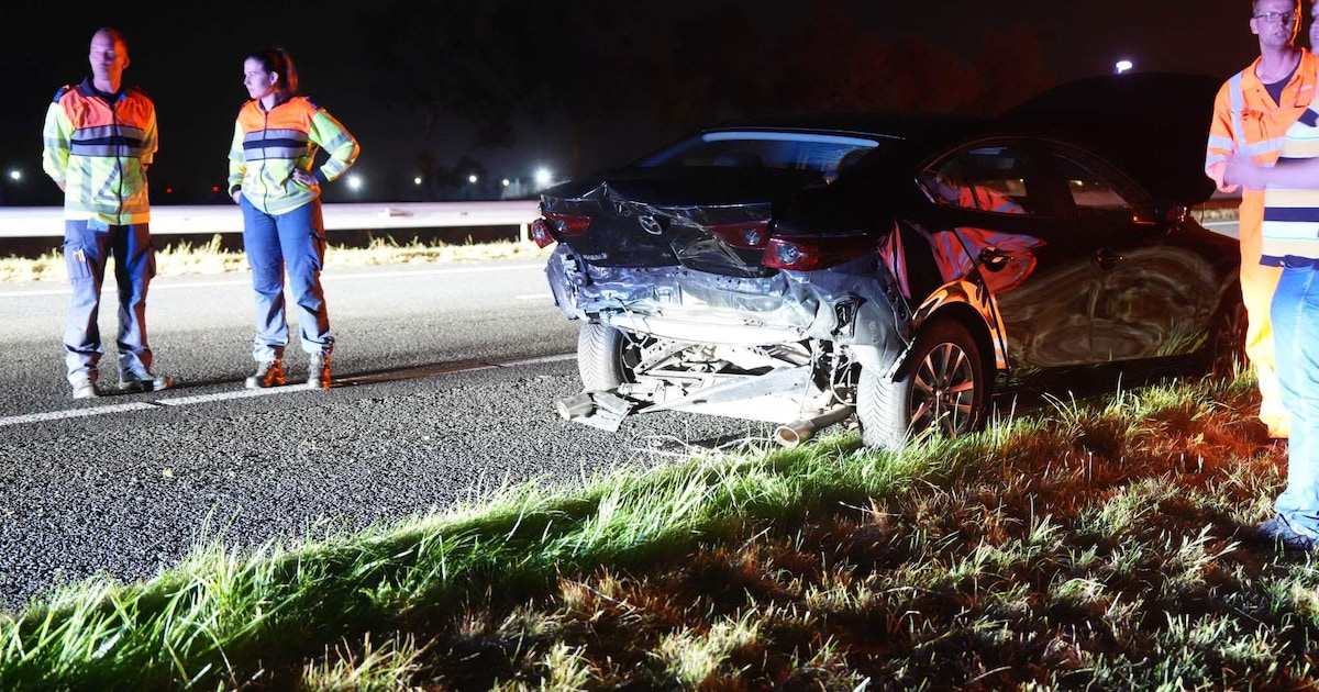 Meerdere auto's betrokken bij botsing op A7 ter hoogte van Zuidbroek