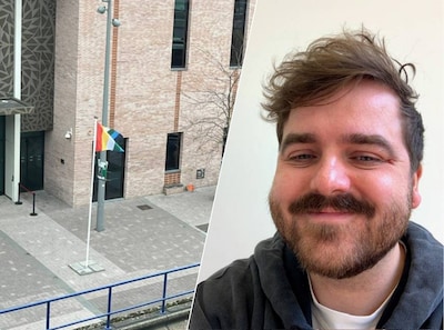 Eén vlag voor alle 174 nationaliteiten in Rotterdam bij Zuidplein: ‘Symbool voor diversiteit’