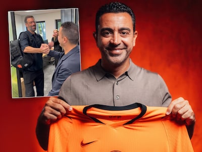 Nieuwe Oranje-bondscoach Xavi meldt zich in Zeist en richt zich met eerste Nederlandse woordje tot camera
