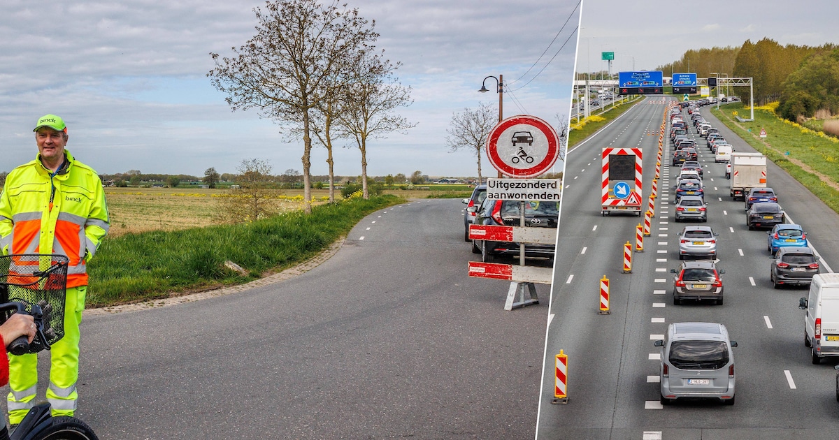 ‘Complete chaos’ blijft zaterdag uit in dorpen rond afgesloten A2: ‘Dit is een goed teken’