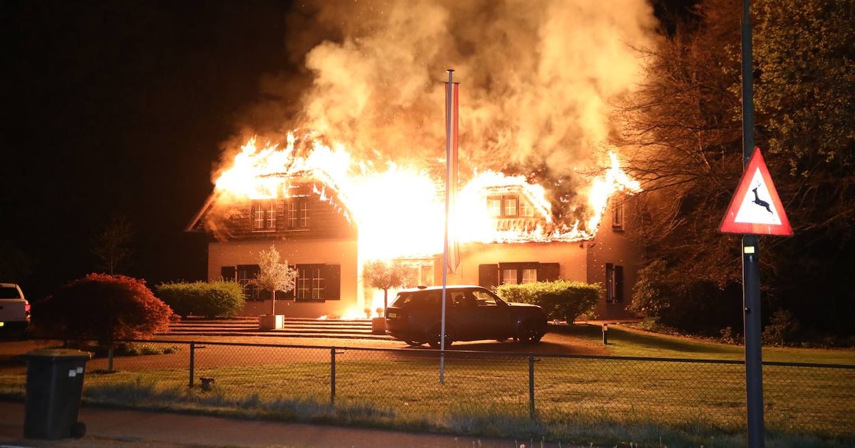 Verwoestende brand in villa ‘was derde poging’ van Michael B. (59): ‘Zijn dna zit op de aansteker’