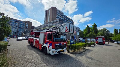 Rook in meterkast van woonzorgcentrum De Merwelandenin Dordrecht
