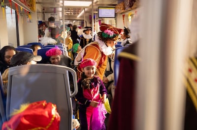 Dit weekend rijdt de NS Pakjes Express langs Utrecht Centraal