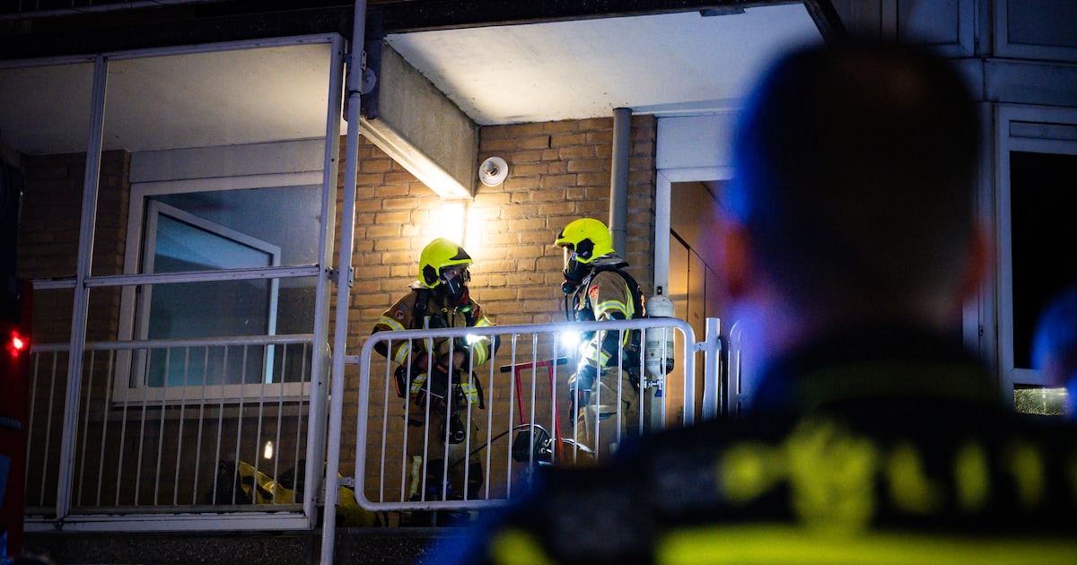 Bewoner naar ziekenhuis na brand in appartement Spijkenisse