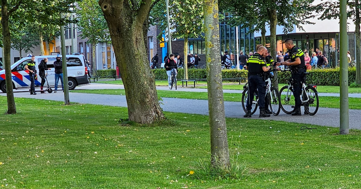 Politie smoort vechtpartij tussen jongeren op Leerpark in de kiem ...