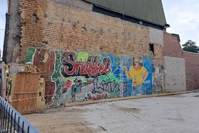 Wie of wat is Snuffel? Het verhaal achter deze muurtekening in Almelo