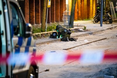 Tas met mogelijke explosieven achtergelaten in de Kleijnstraat in Rotterdam