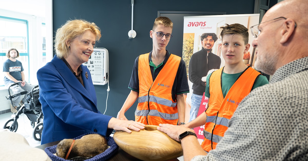 Burgemeester Melissant-Briene bezoekt Week van de Zorgtechnologie in Gorinchem