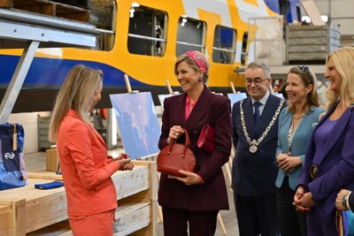 New energy-efficient NS double-deckers unveiled during royal visit