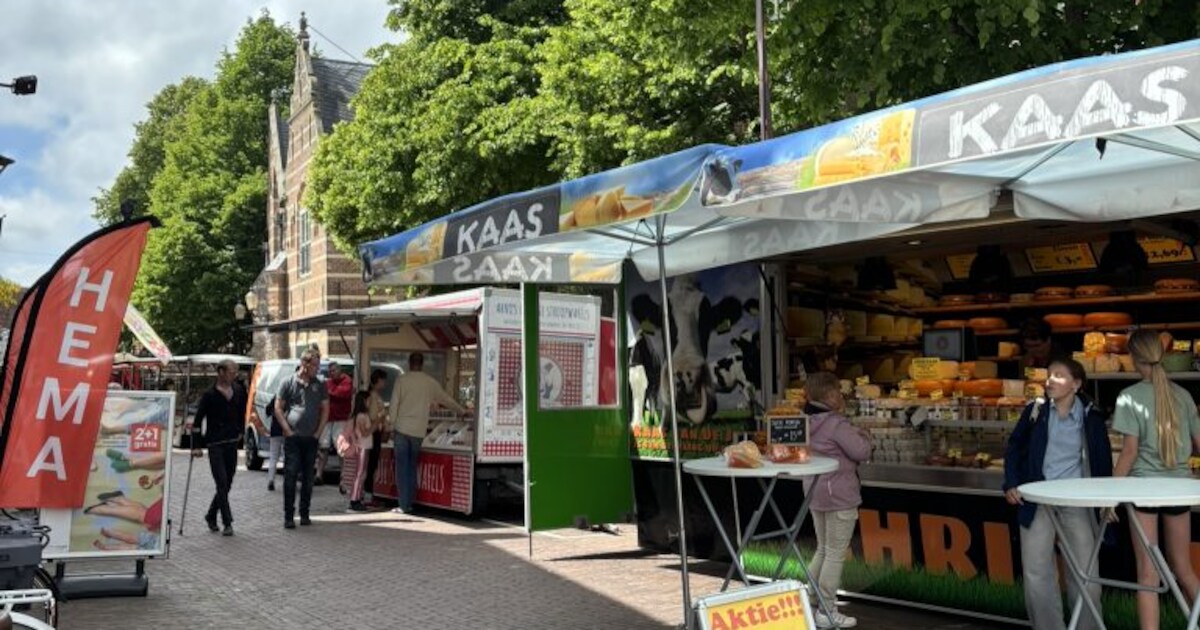 Markt in Enkhuizen komende woensdag afgelast door winterweer